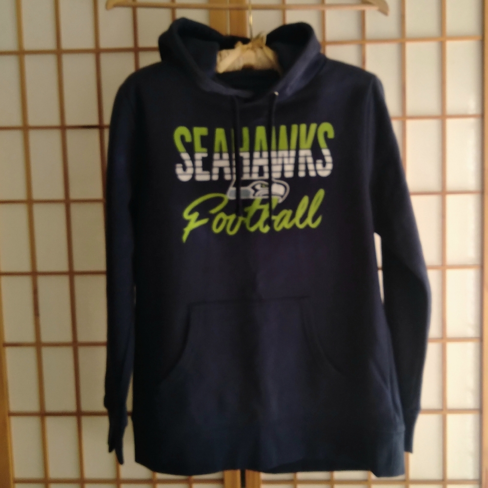 Seahawks Football Navy Hoodie - Picture 1 of 5
